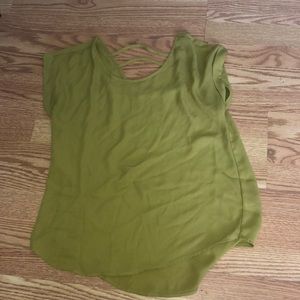 Green blouse